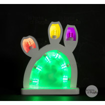 Luminaria da tavolo, mezzo fico d'India