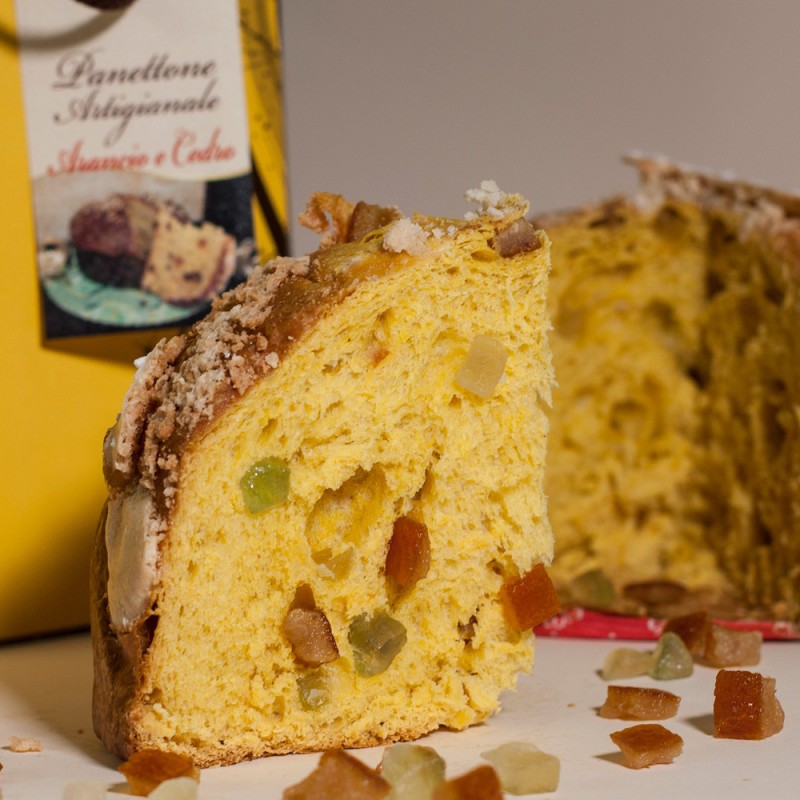 Panettone artigianale arancio e cedro