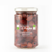 Pitted leccine olives