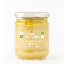 Artichoke cream with lemon in EVO