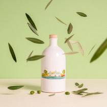 Terrakottaglas mit EVO-Öl 250ml