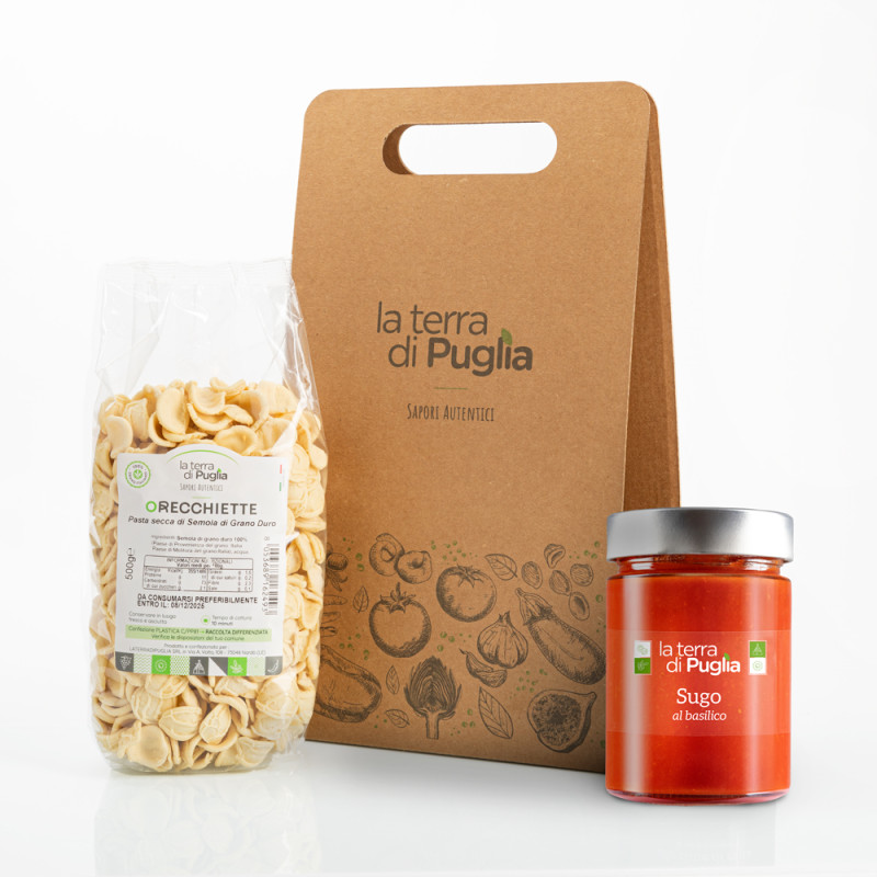 Minikit Orecchiette e sugo artigianale pronto