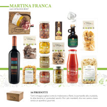 Christmas baskets for companies, BOX7 dedicated to Martina Franca