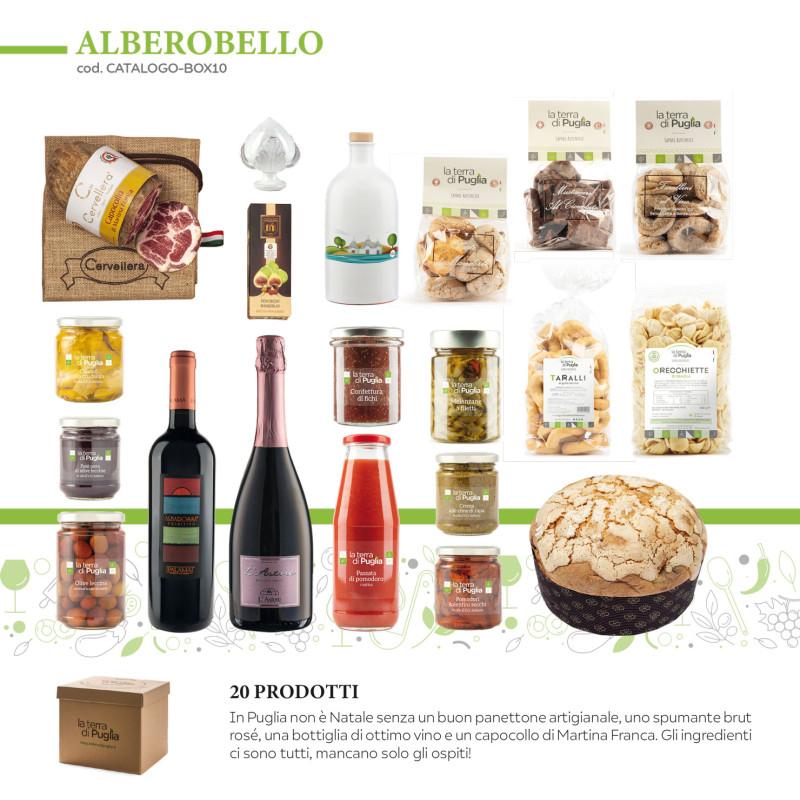 Christmas baskets for companies ALBEROBELLO