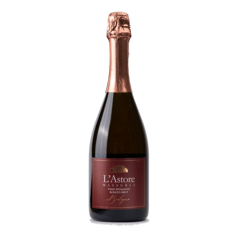 Rosè Brut sparkling wine from organic grapes