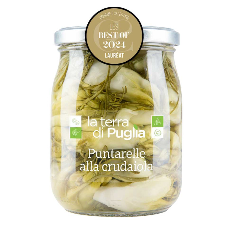 Puntarelle alla crudaiola, à l'huile