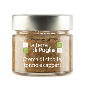 Crema con tonno cipolle e capperi