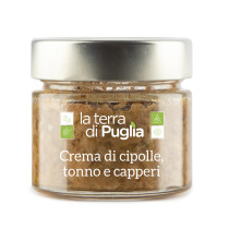 Crema con tonno cipolle e capperi
