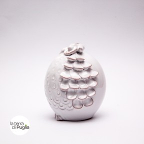 Gufo di ceramica