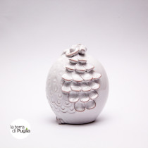 Gufo di ceramica