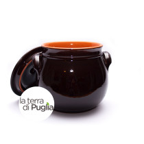 Pentola in Terracotta Bombata cm 18