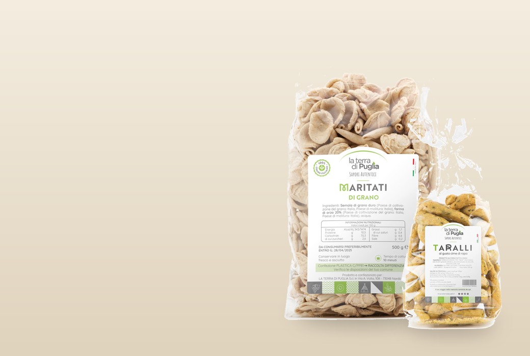 Pâtes et taralli des Pouilles