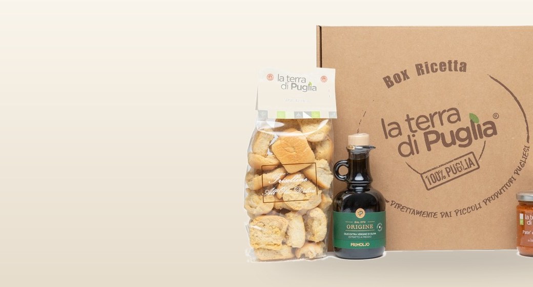 Box Ricetta con prodotti tipici pugliesi